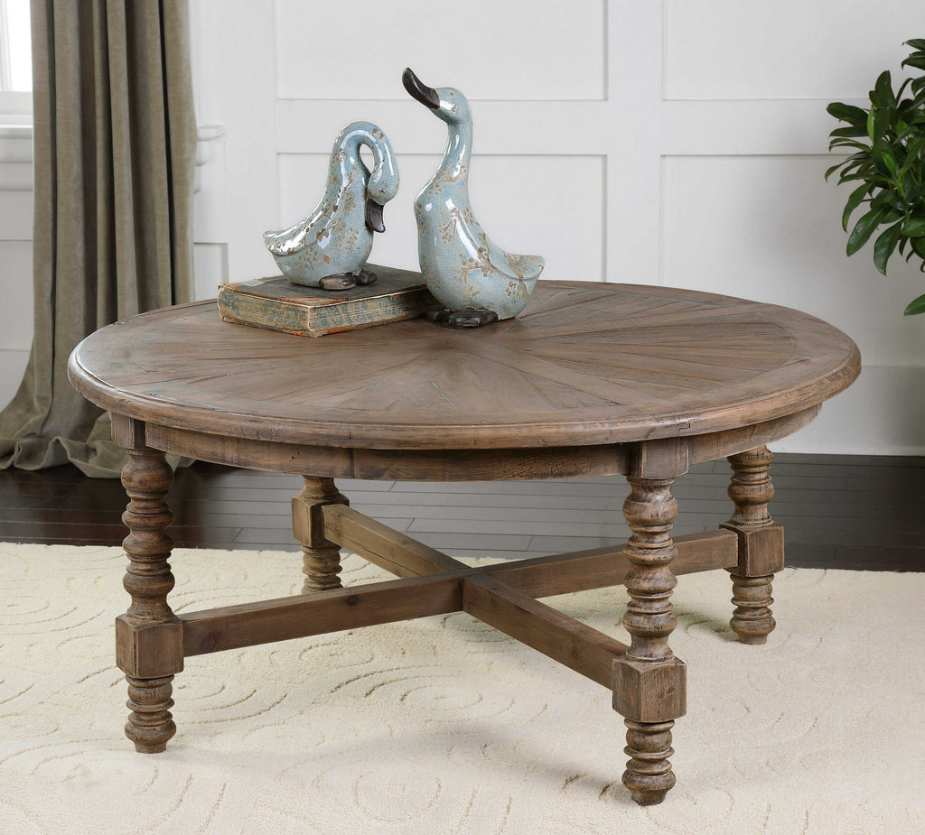 Abbyson Home Samuelle Wooden Coffee Table