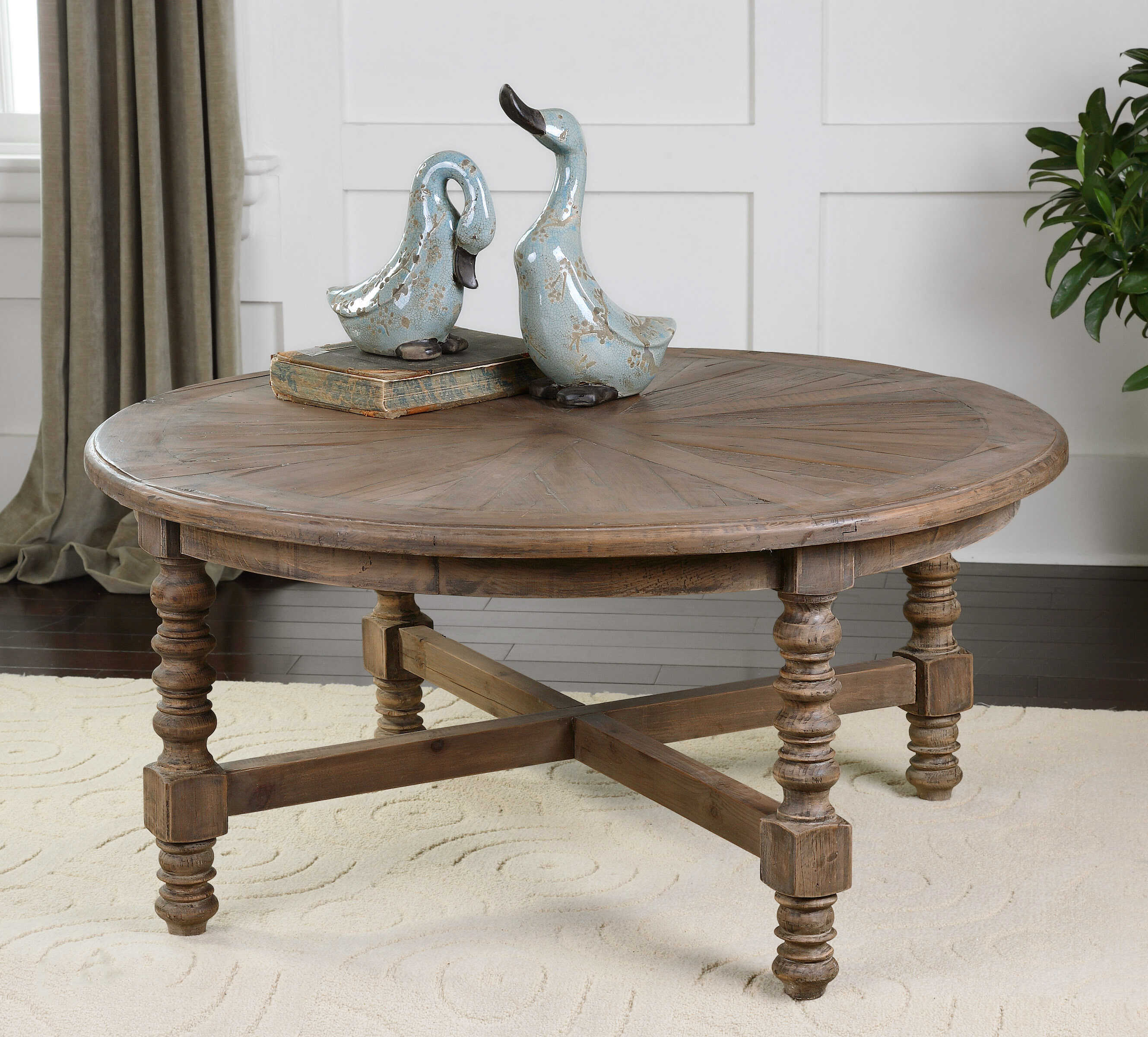 Abbyson Home Samuelle Wooden Coffee Table