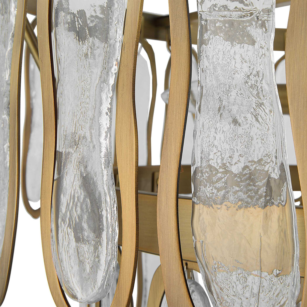 Abbyson Home Aurelie 9 Light Round Pendant