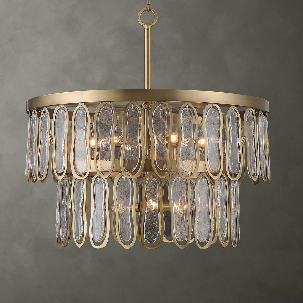 Abbyson Home Aurelie 9 Light Round Pendant