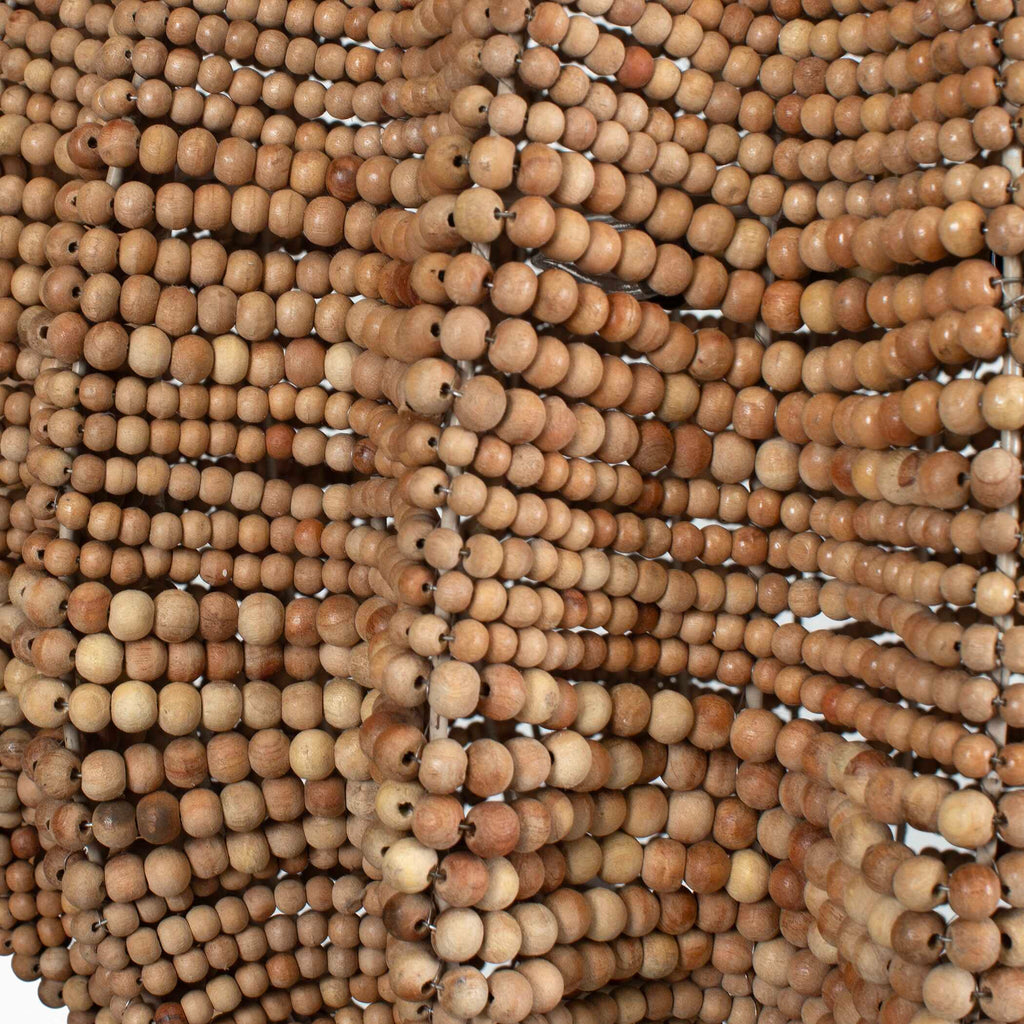 Abbyson Home Kauri 5 Light Wooden Bead Pendant