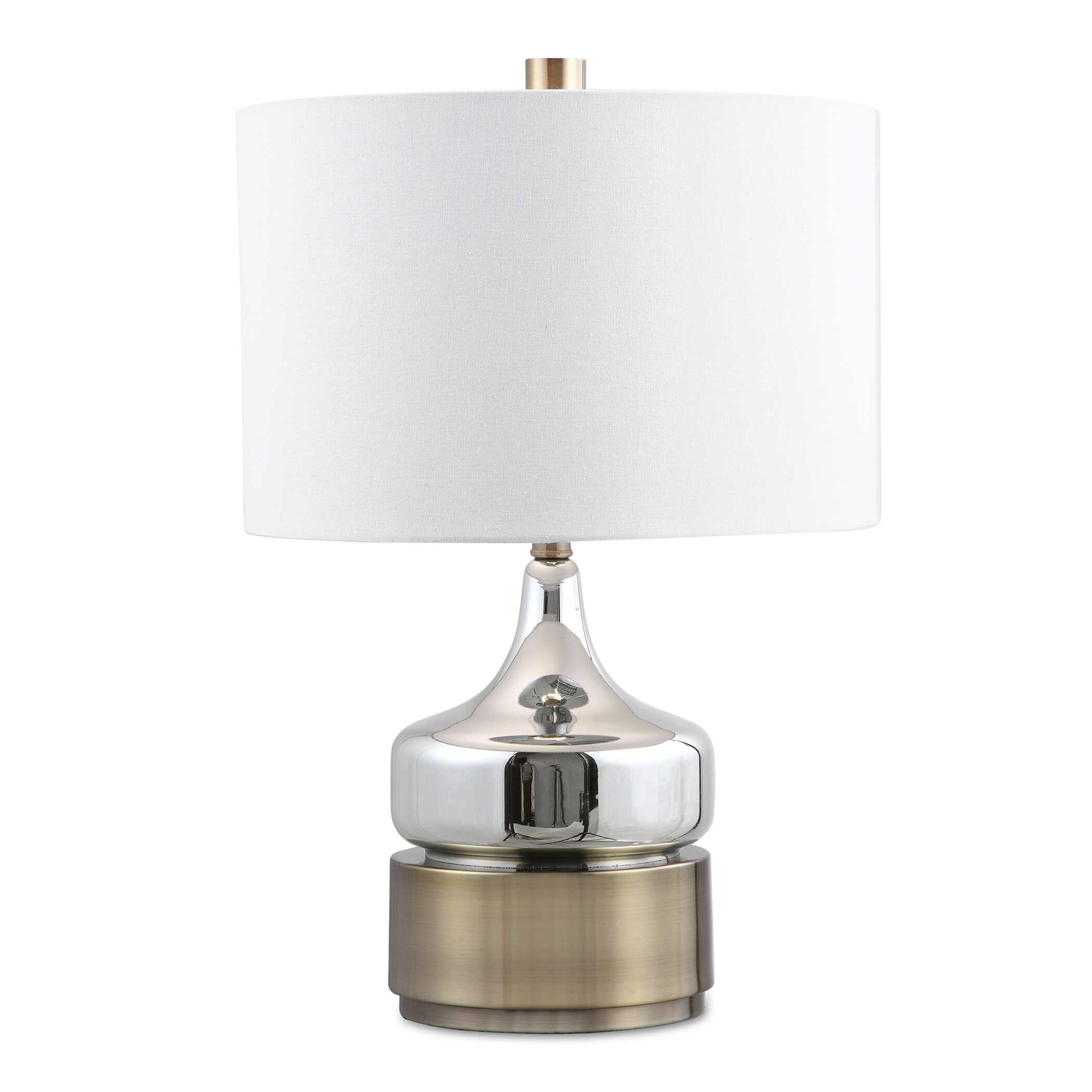 Abbyson Home Como Chrome Table Lamp