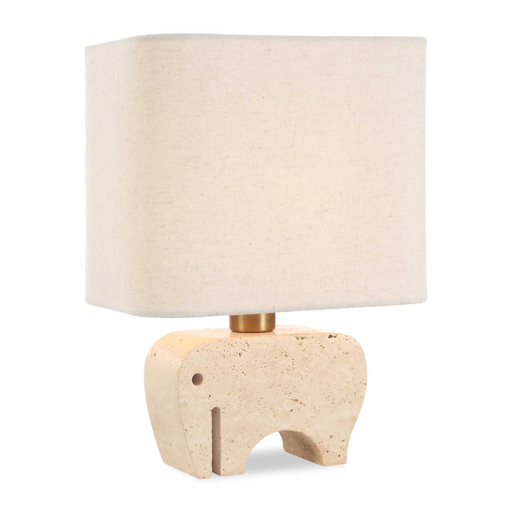 Abbyson Home Tusk Travertine Accent Lamp