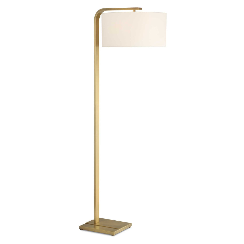 Abbyson Home Laight Antique Brass Floor Lamp