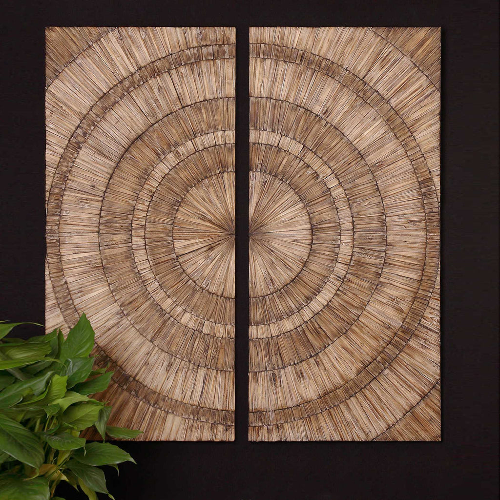 Abbyson Home Lanciano Wood Wall Art