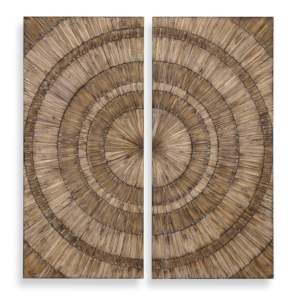 Abbyson Home Lanciano Wood Wall Art