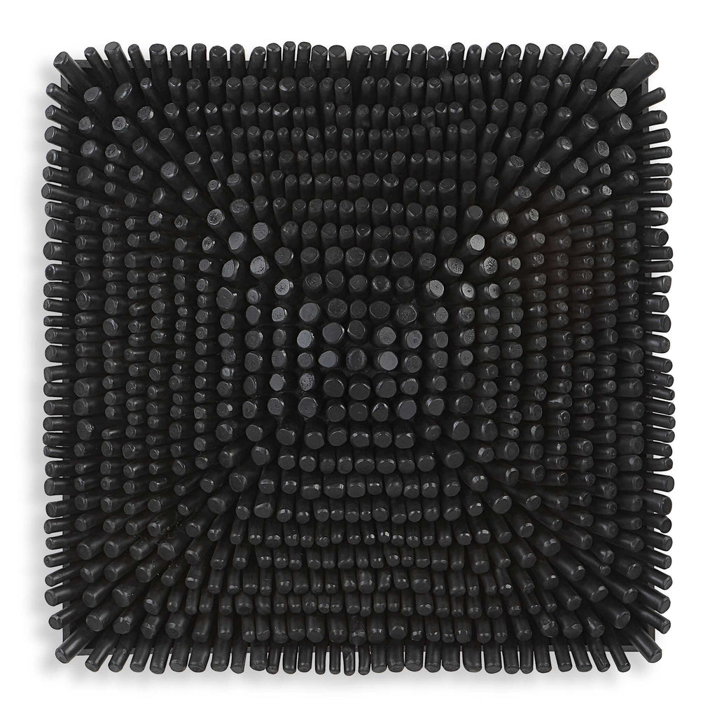 Abbyson Home Portside Black Wood Wall Panel