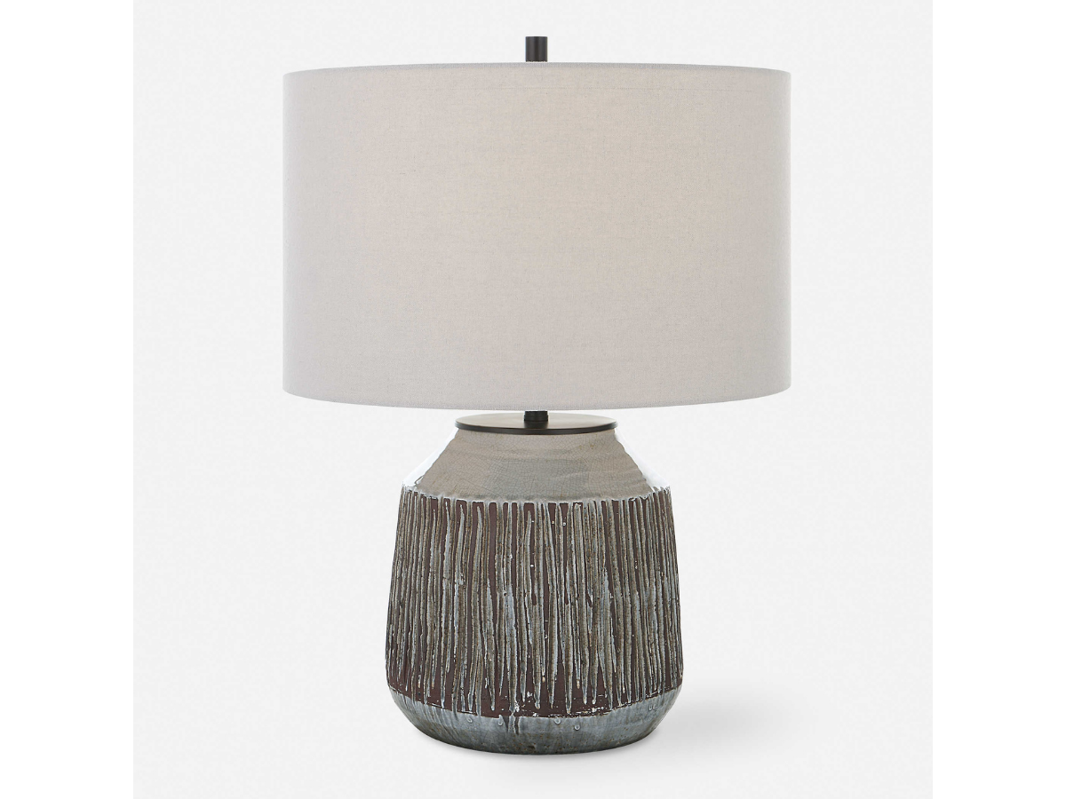 Abbyson Home Neal Blue-Gray Table Lamp