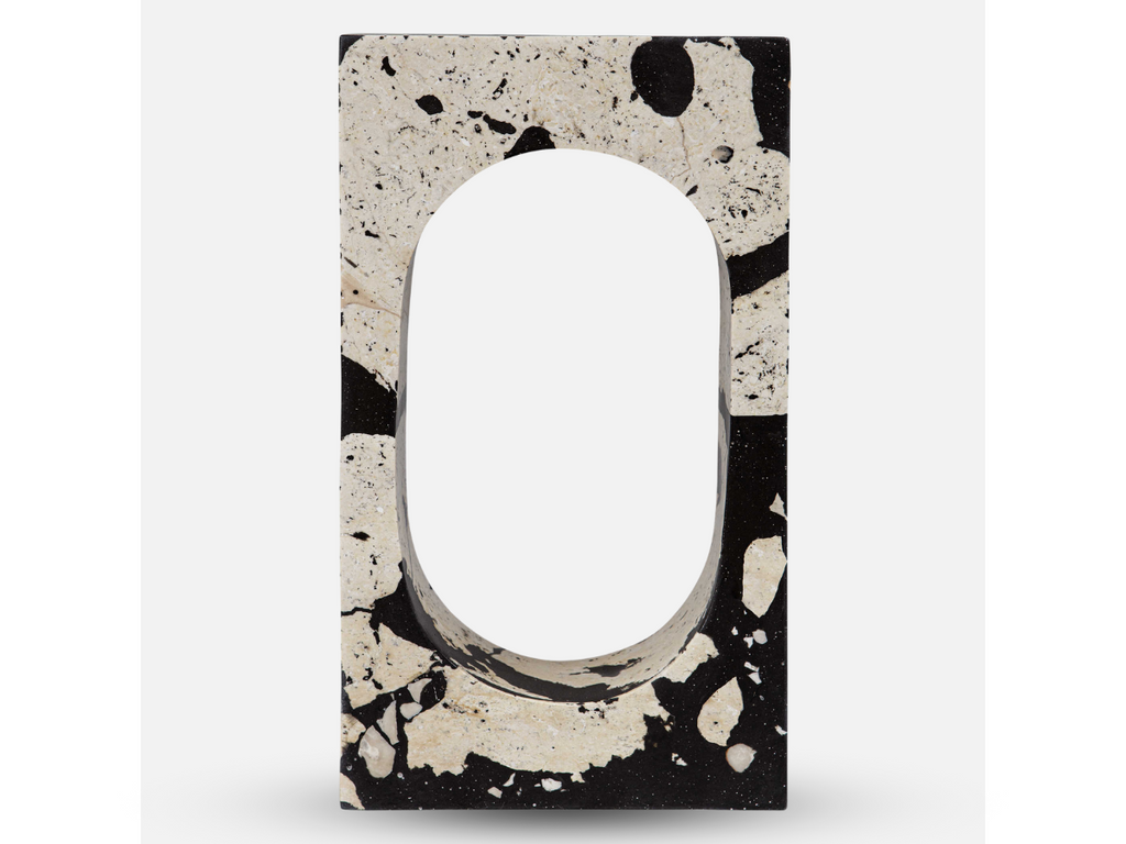 Abbyson Home Nuovo White Coral Stone Sculpture