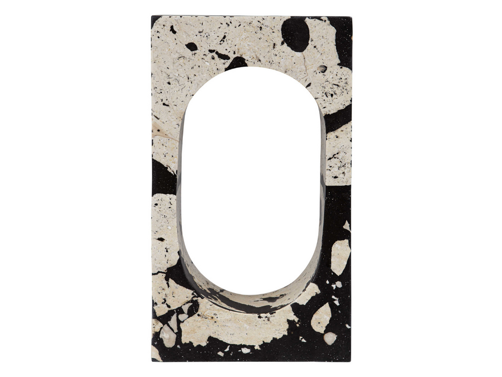 Abbyson Home Nuovo White Coral Stone Sculpture