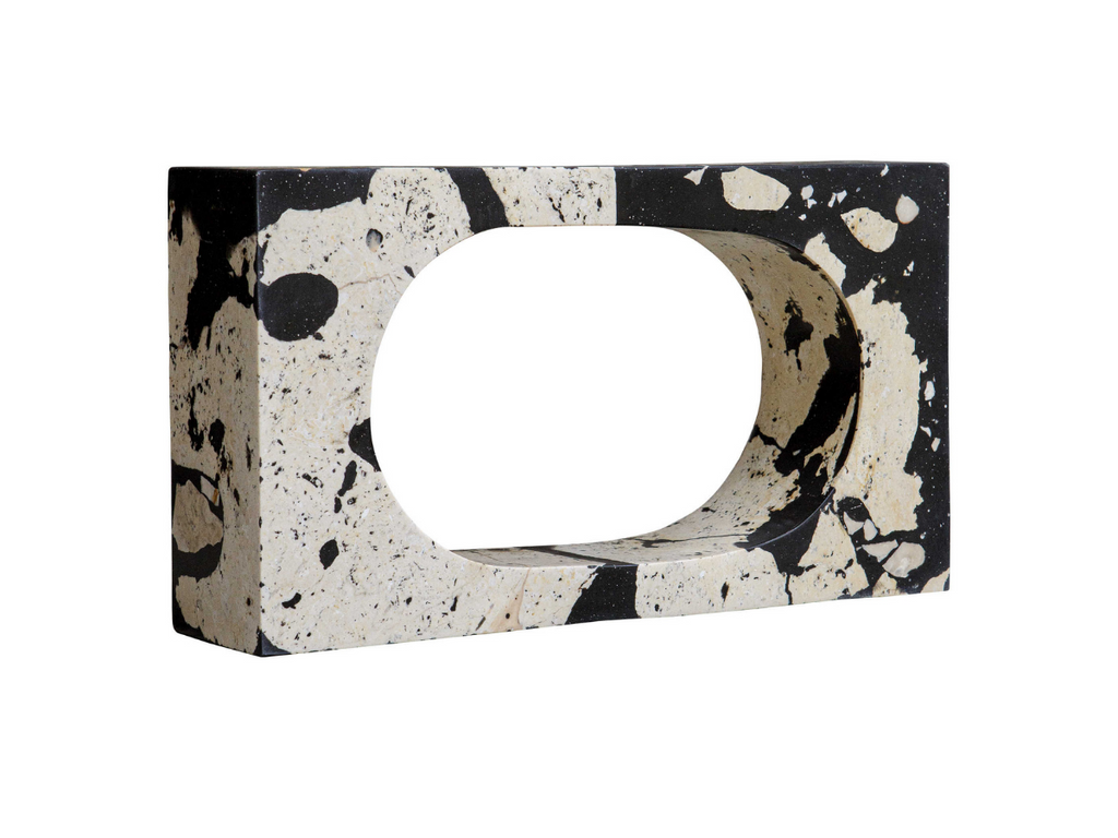 Abbyson Home Nuovo White Coral Stone Sculpture