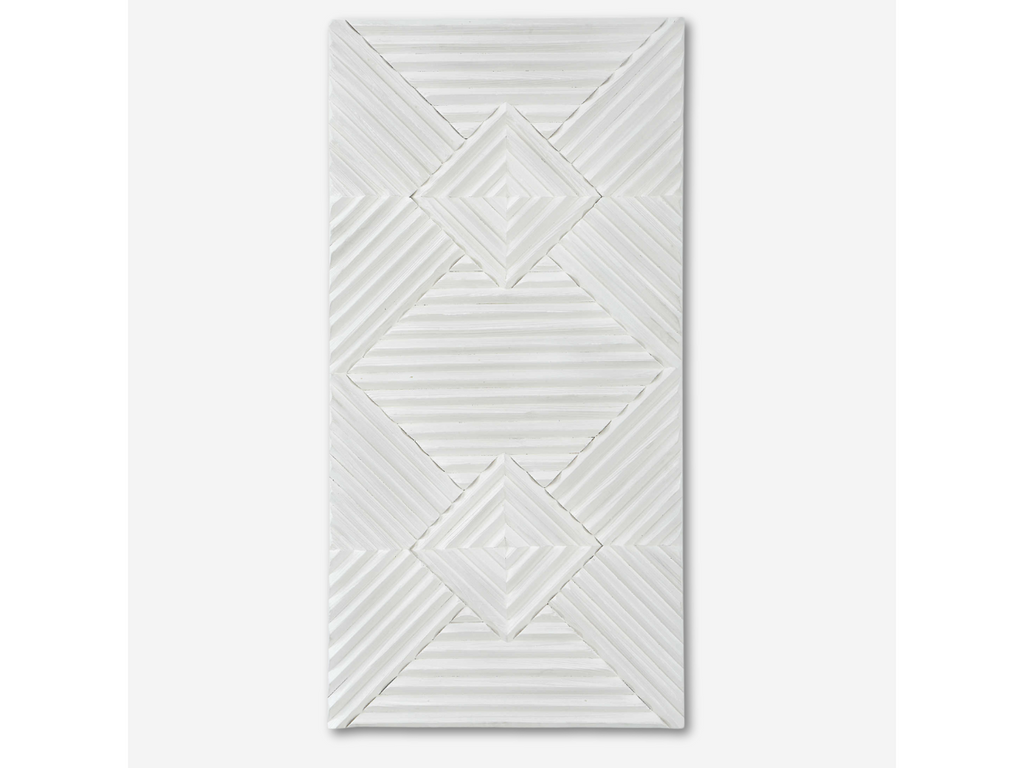 Abbyson Home Nyaxia Wood Geometric Wall Decor
