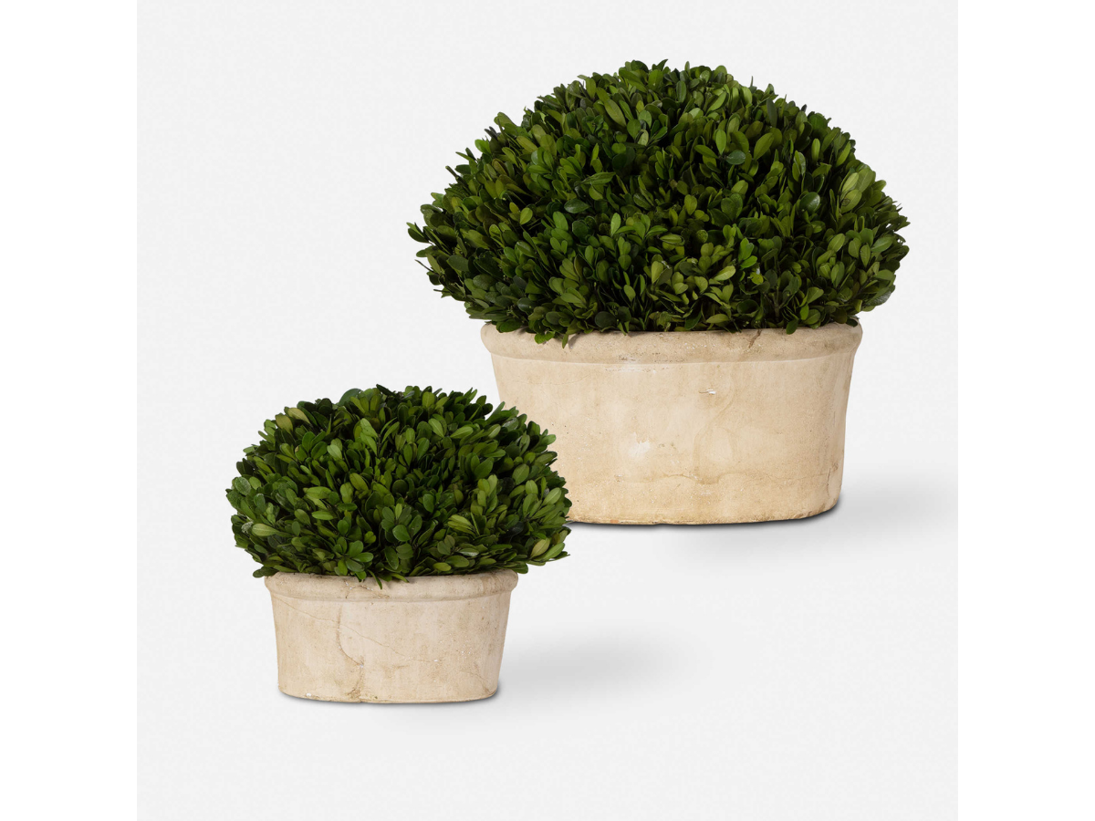 Abbyson Home Percy Oval Domes, Set of 2