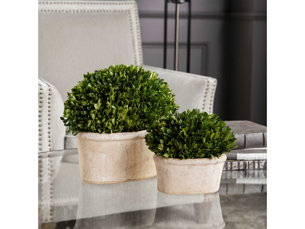 Abbyson Home Percy Oval Domes, Set of 2