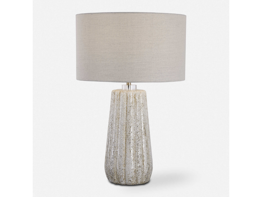 Abbyson Home Phoebe Stone-Ivory Table Lamp