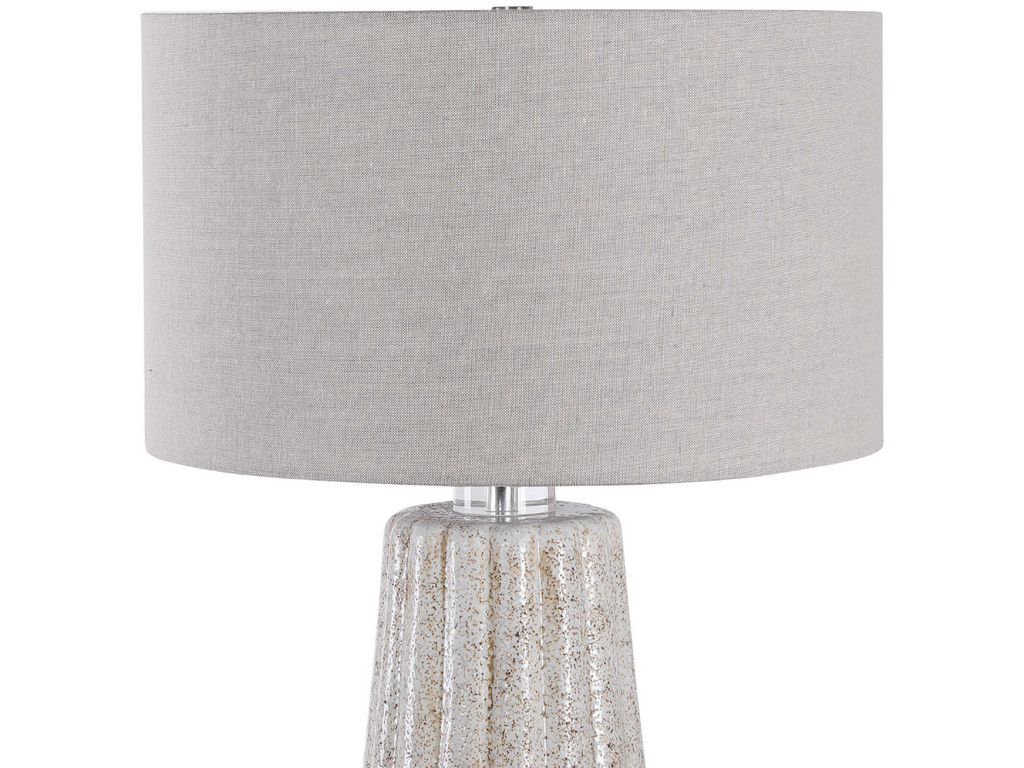 Abbyson Home Phoebe Stone-Ivory Table Lamp