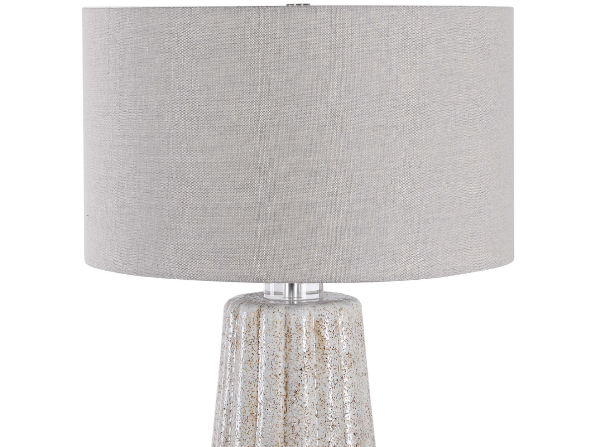 Abbyson Home Phoebe Stone-Ivory Table Lamp