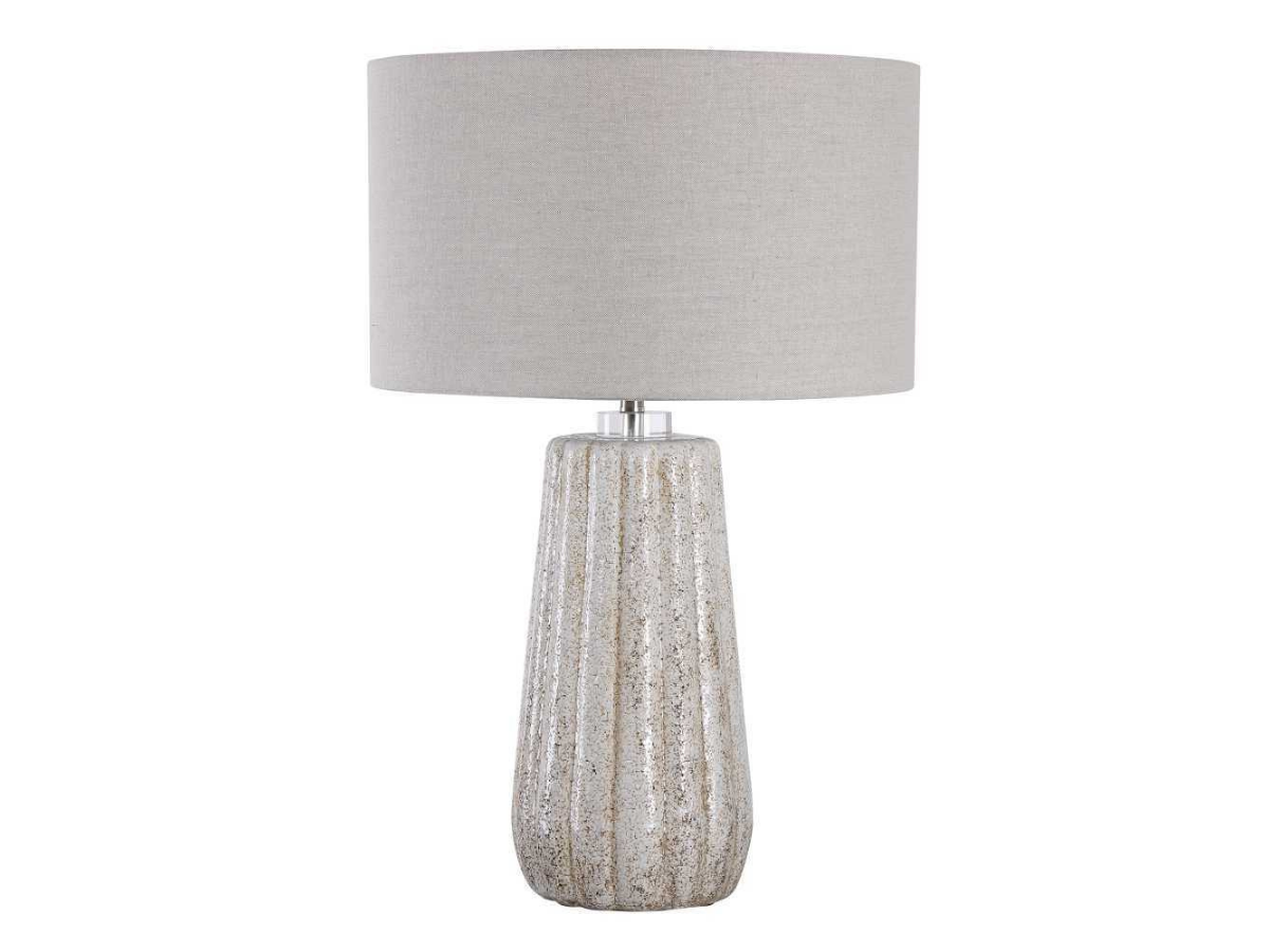 Abbyson Home Phoebe Stone-Ivory Table Lamp