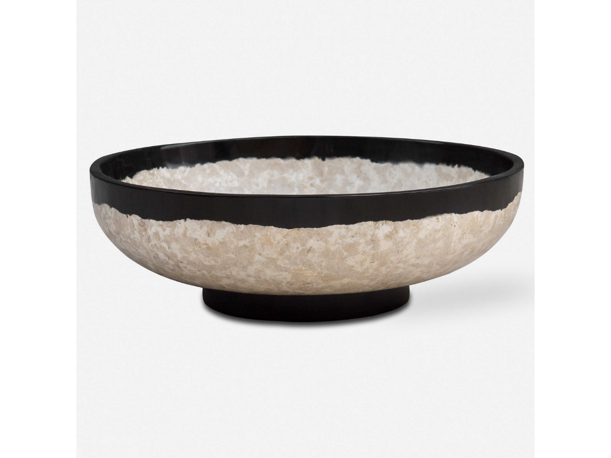 Abbyson Home Rhea Terrazzo Bowl