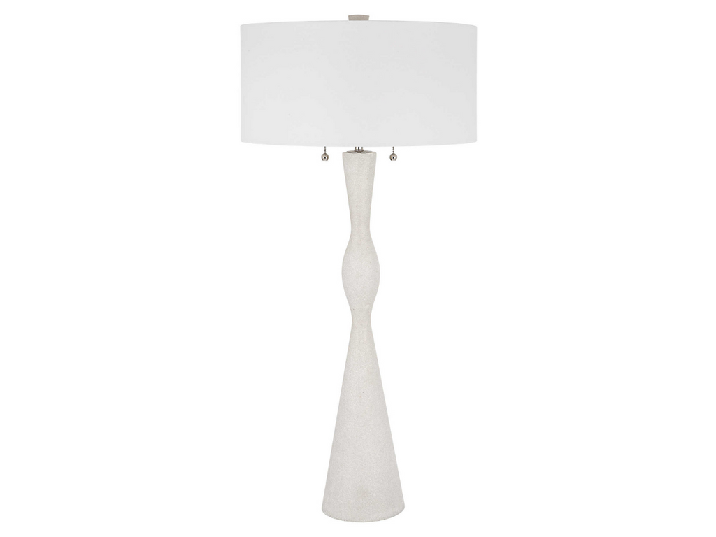Abbyson Home Sarena Ivory Stone Table Lamp