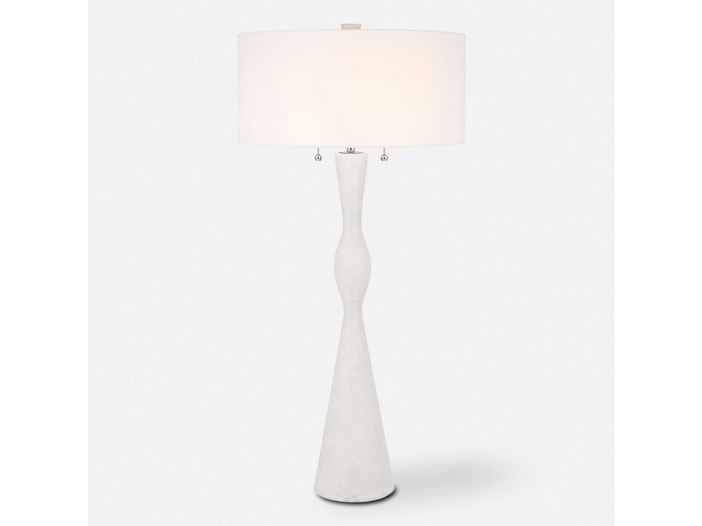 Abbyson Home Sarena Ivory Stone Table Lamp