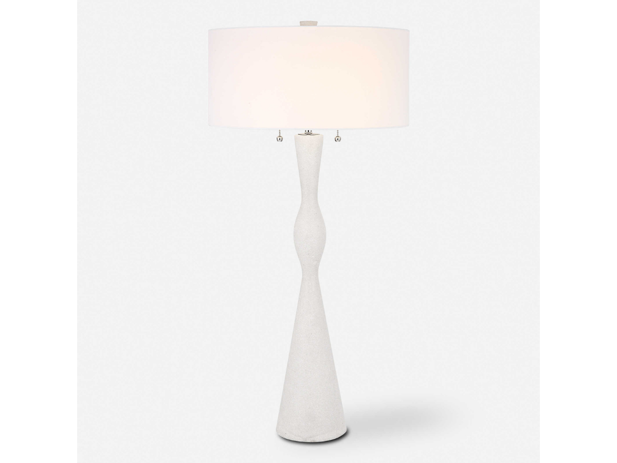 Abbyson Home Sarena Ivory Stone Table Lamp