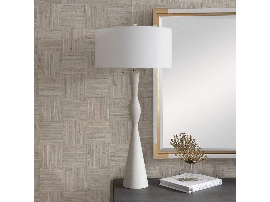Abbyson Home Sarena Ivory Stone Table Lamp