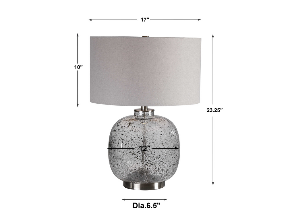 Abbyson Home Sinclair Glass Table Lamp